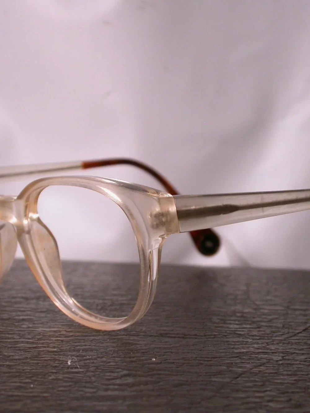 WOOW Trust Me Clear Amber Designer Eyeglasses Frames Made in Italy